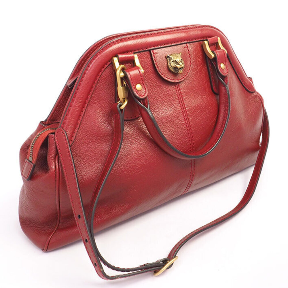 Gucci Bag Head Rebelle GG Cat Shoulder